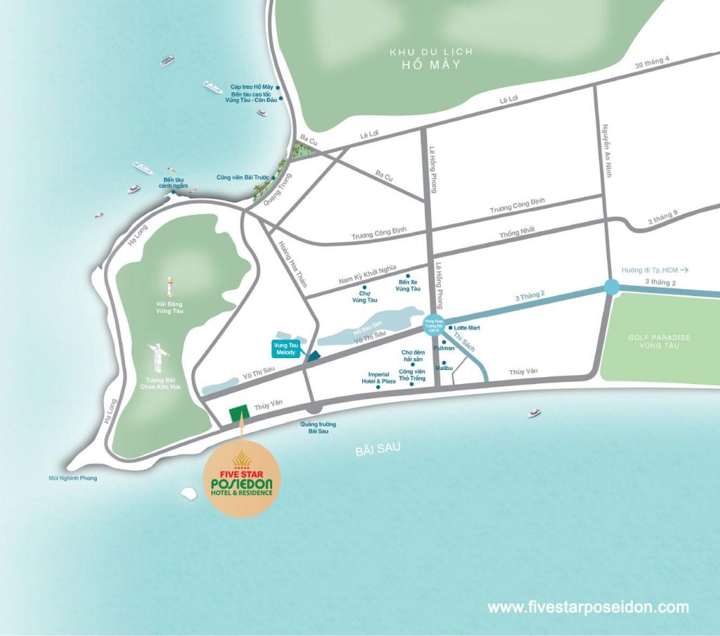 vị trí dự án fivestar poseidon